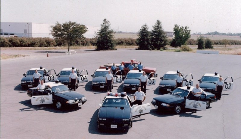 Camaro B4C, Mustang SSP и Caprice 9C1 в California Highway Patrol, фото 1992 года