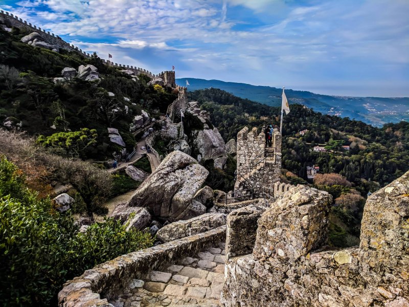 Замок мавров, Синтра, Португалия