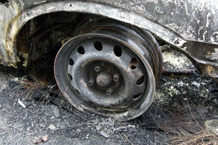 Куй железо, пока горячо! У калининградца украли сгоревший BMW сразу после пожара