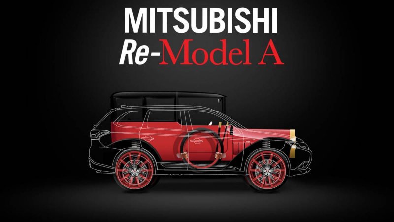 West Coast Customs построил несуразный автомобиль в стиле старинного Mitsubishi