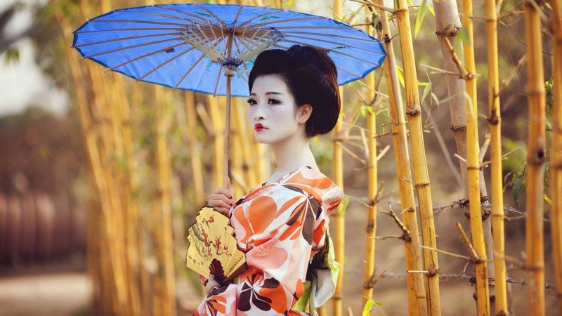 Секрет № 4: В любое время года японки защищают кожу от солнца