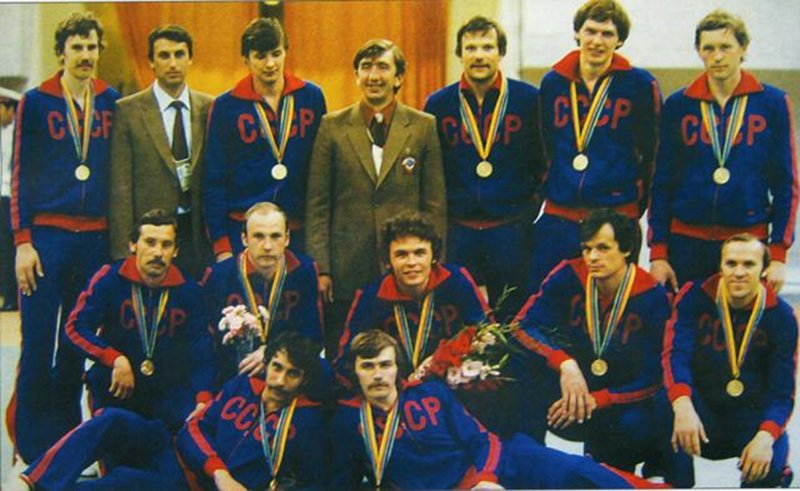 Москва, 1980 г. Мужская сборная по волейболу.