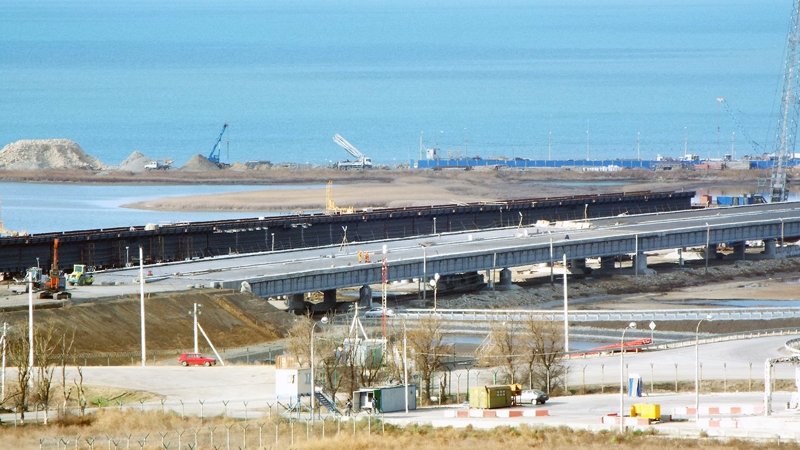 Керченский мост. Конец осени 2017