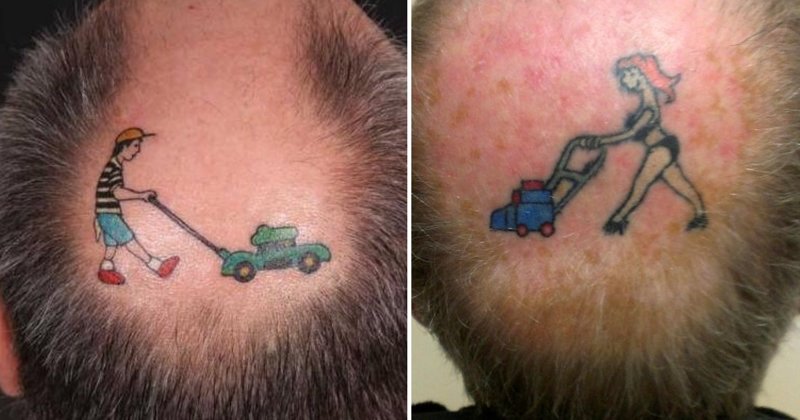 Тату на голове — татуировки для экстравагантных личностей