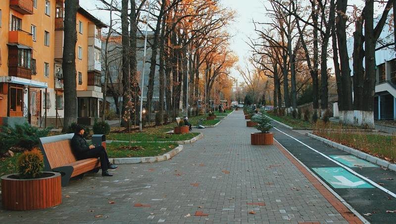 Алма-Ата Ноябрь Краски города
