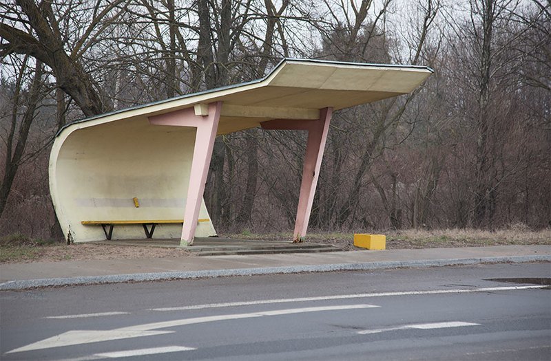 Советские автобусные остановки глазами канадского фотографа