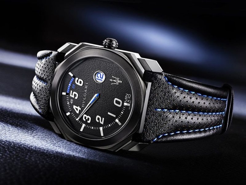 Более утончённая и изысканная Maserati в качестве создателя официальных часов выбрала марку Bulgari.