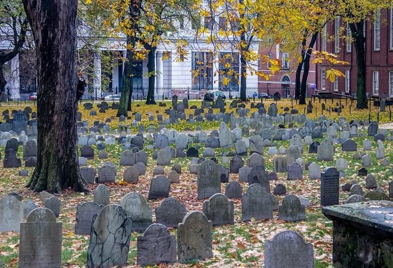 Кладбище Гранари - Бостон, США