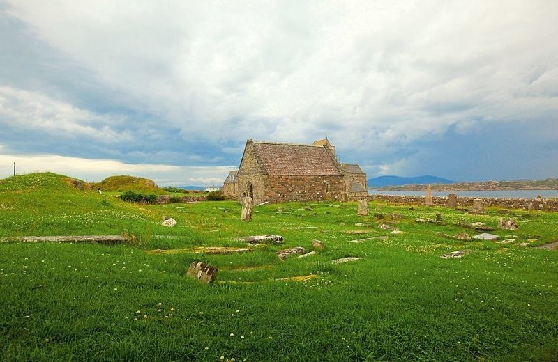 Кладбище аббатства Айона - остров Айона, Шотландия