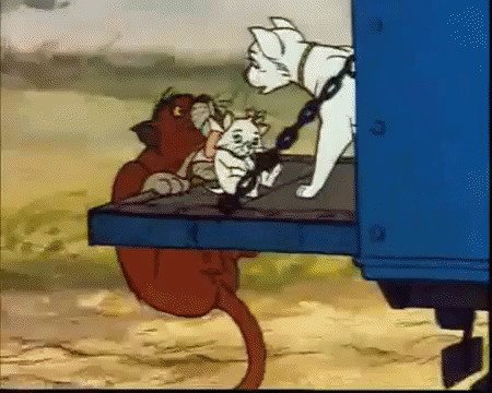 4. В мультфильмах "Коты-аристократы" и "101 далматинец" есть очень похожая сцена побега. Прямо скажем, один в один