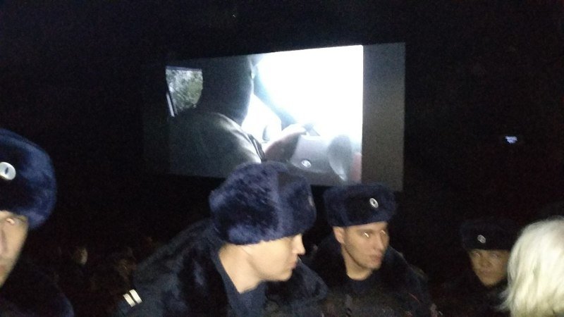 В Москве сорвали показ пропагандистского фильма про украинских карателей