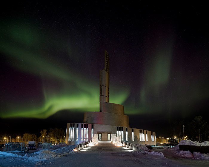 48. Собор Cathedral of the Northern Lights, Альта, Норвегия