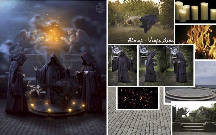 Фотограф создает сказку с помощью случайных картинок из интернета