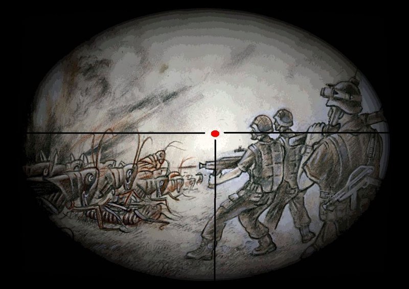 Арт концепции оружия будущего