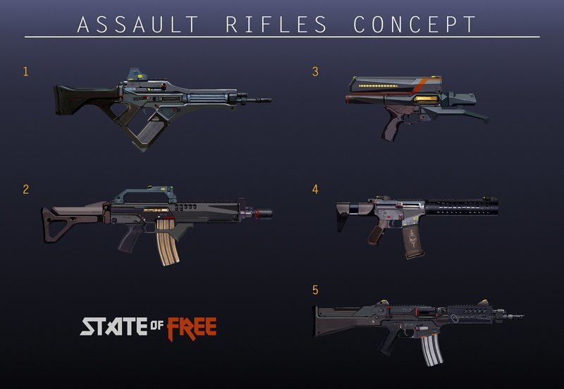 Арт концепции оружия будущего