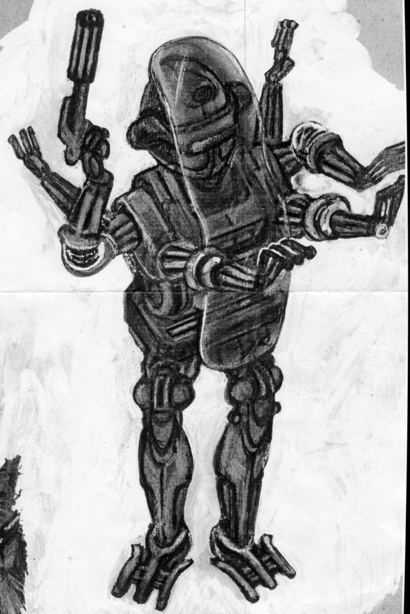 Арт концепции оружия будущего