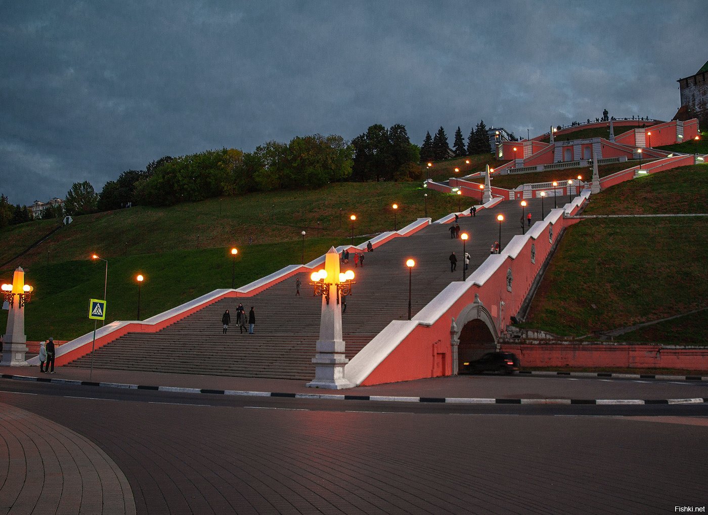 Фотографии чкаловской лестницы в нижнем новгороде