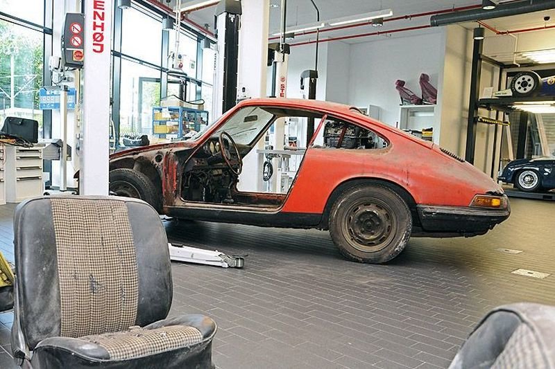 Автомобиль был найден в 2014 году в заброшенном сарае немецкой телевизионной группой, которая работала над передачей о Porsche 911 1960-х.