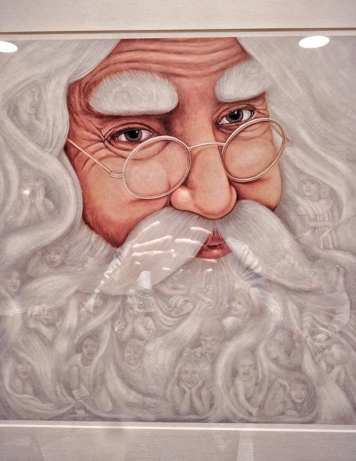Санта и его борода из душ непослушных детей