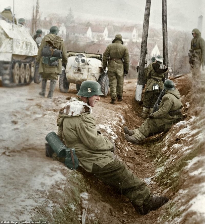 Немецкие гренадеры, Венгрия, 5 января 1945 года