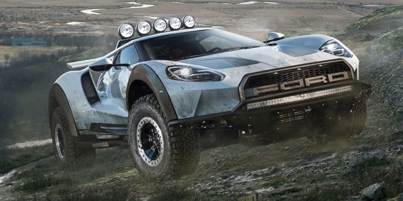 Ford GT 2017 и Ford Raptor