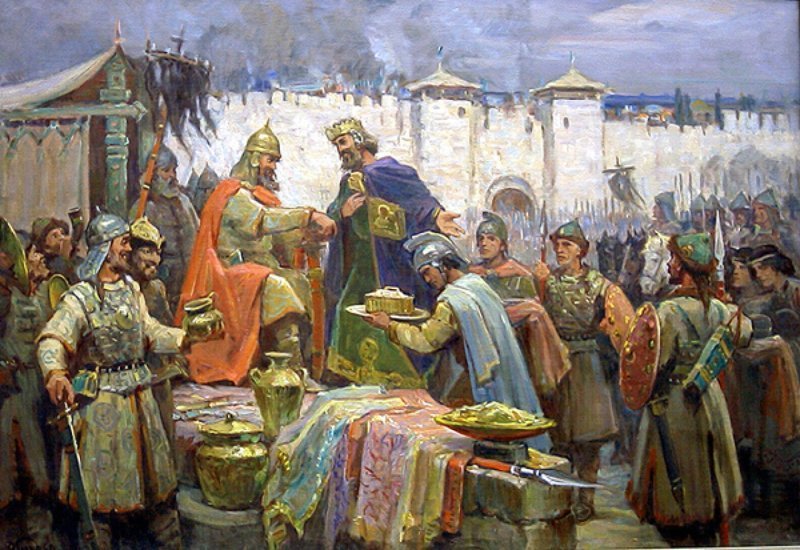 Стоит упомянуть, что предки Узбеков, руководимые Великим Тамерланом, снесли Золотую Орду, чем оказали неоценимую услугу Руси. 