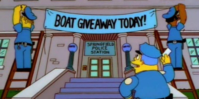 Британская полиция применила метод из "Симпсонов" для поимки преступников