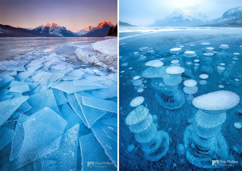 10. Замороженные озера. (Фото: Филлипс Чип)