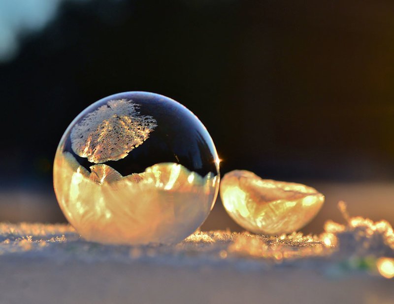 2. Замороженные пузыри. (Фото: Анжела Келли)