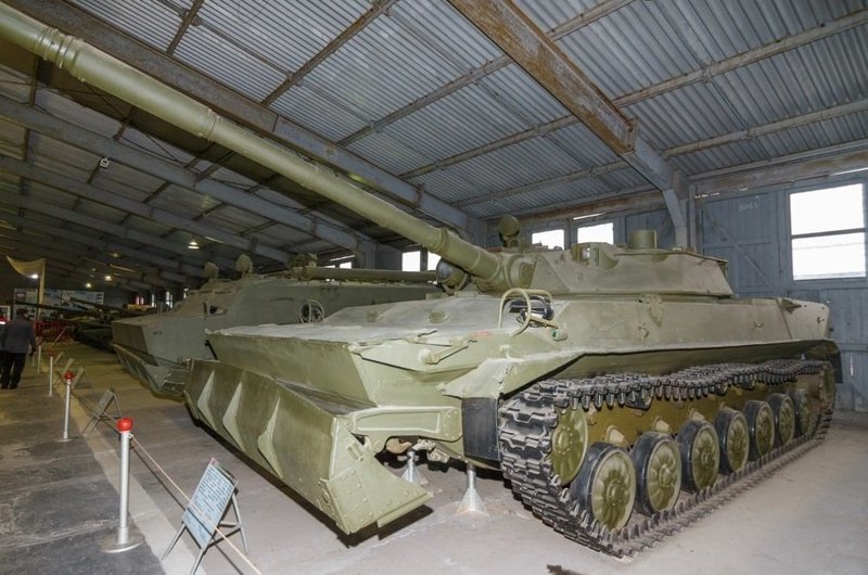 Лекий танк Объект 934 проект "Судья" в кубинском танковом музее