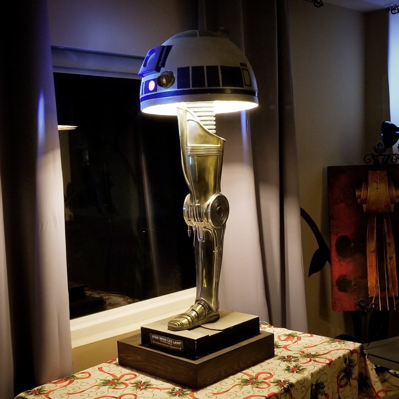 Лампа поклонника "Звездных войн"