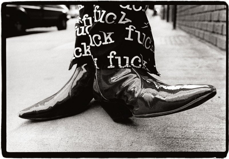 Брюки с надписью «fuck», Нью-Йорк, 1990