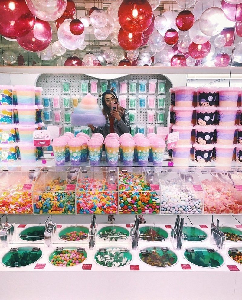 Totti Candy Factory в Токио - рай сладкоежек