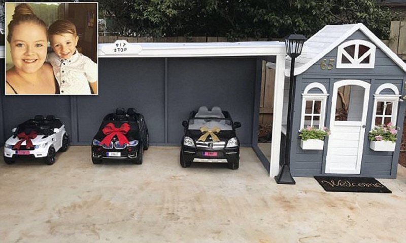 Как превратить детский игровой домик в виллу с шикарным гаражом