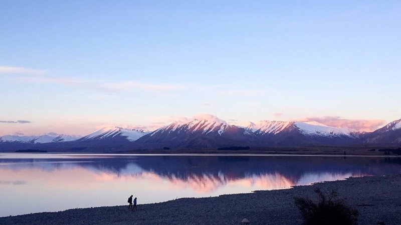 Озеро Текапо, Новая Зеландия