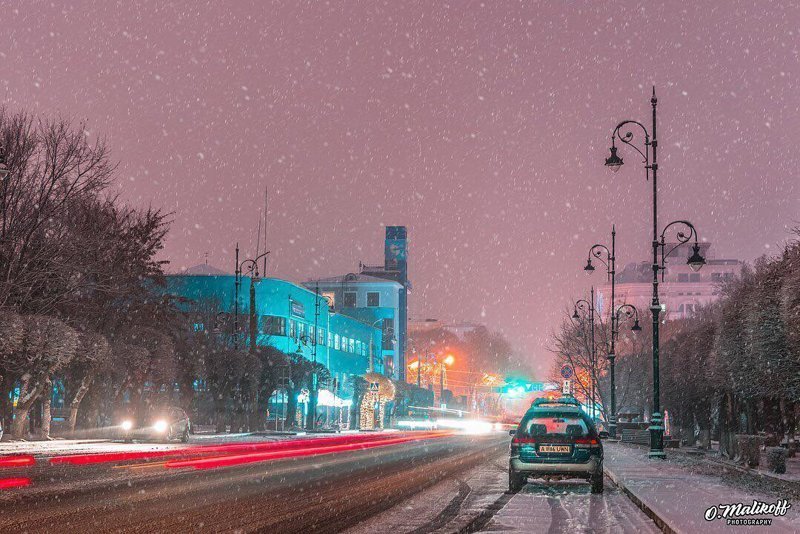 Алма-Ата Декабрь Краски города