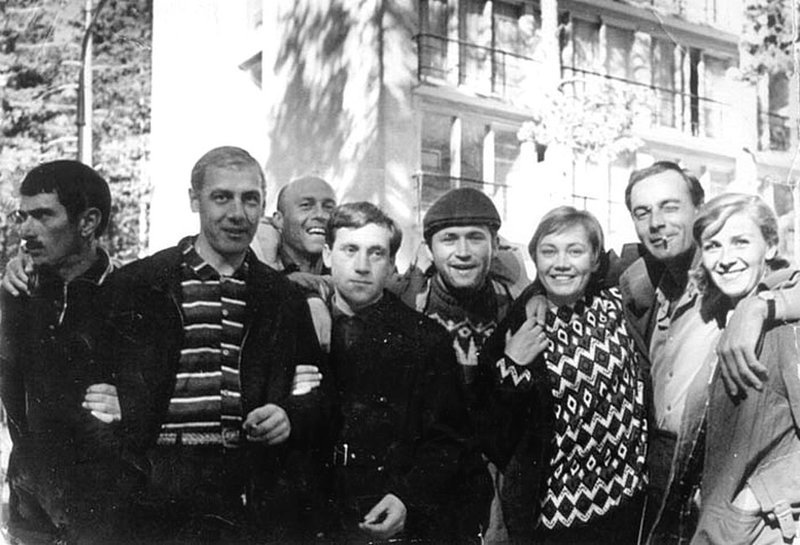 Съёмочная группа фильма "Вертикаль". Одесса, июль 1966 года