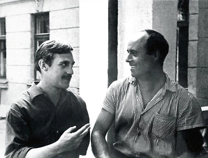 Владимир Высоцкий и Станислав Говорухин. 1966 год