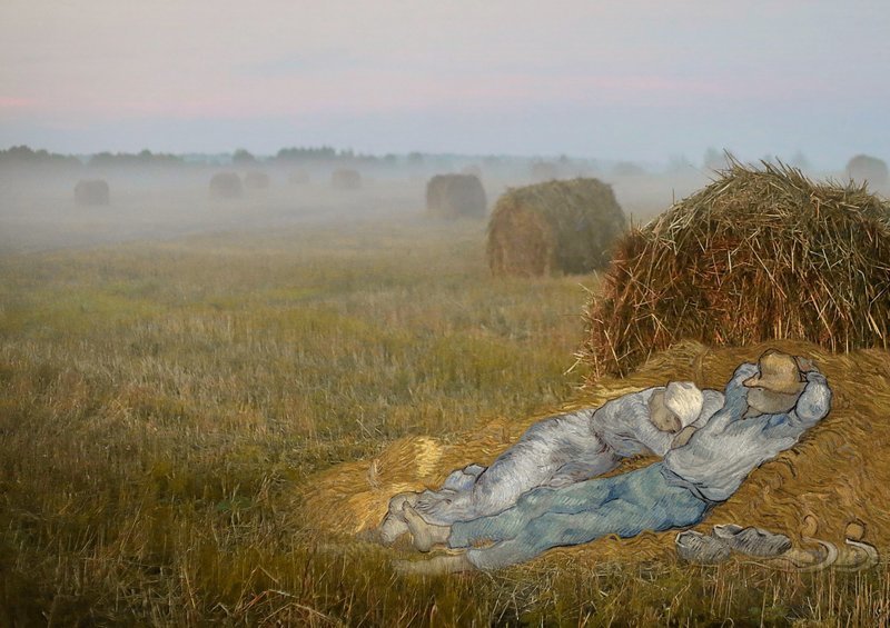 «Rest from Work», Vincent van Gogh