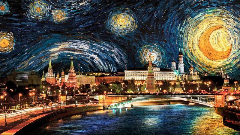 «The Starry Night», Vincent van Gogh
