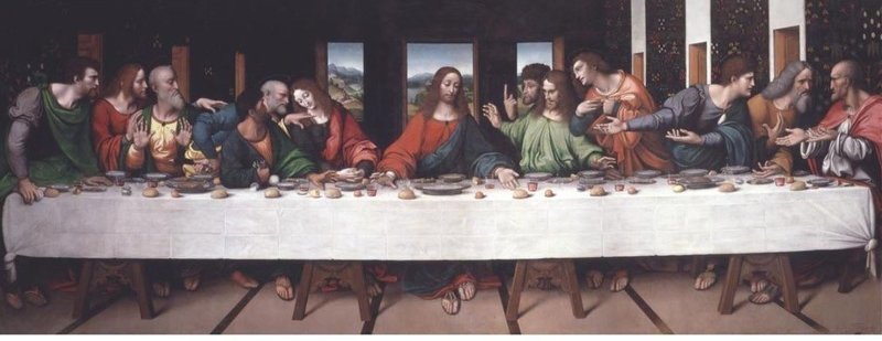 «Тайная вечеря», Леонардо да Винчи, 1495-1498