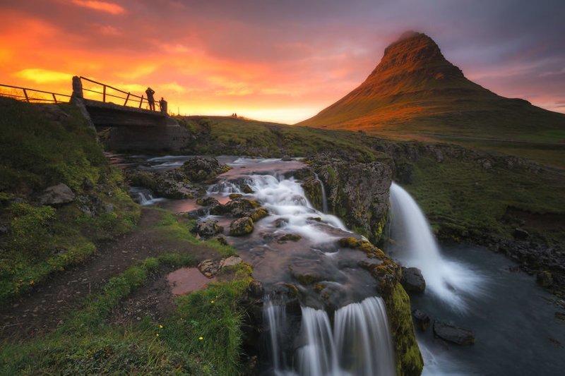Горы Киркуфель и Киркуфельфосс, Исландия
