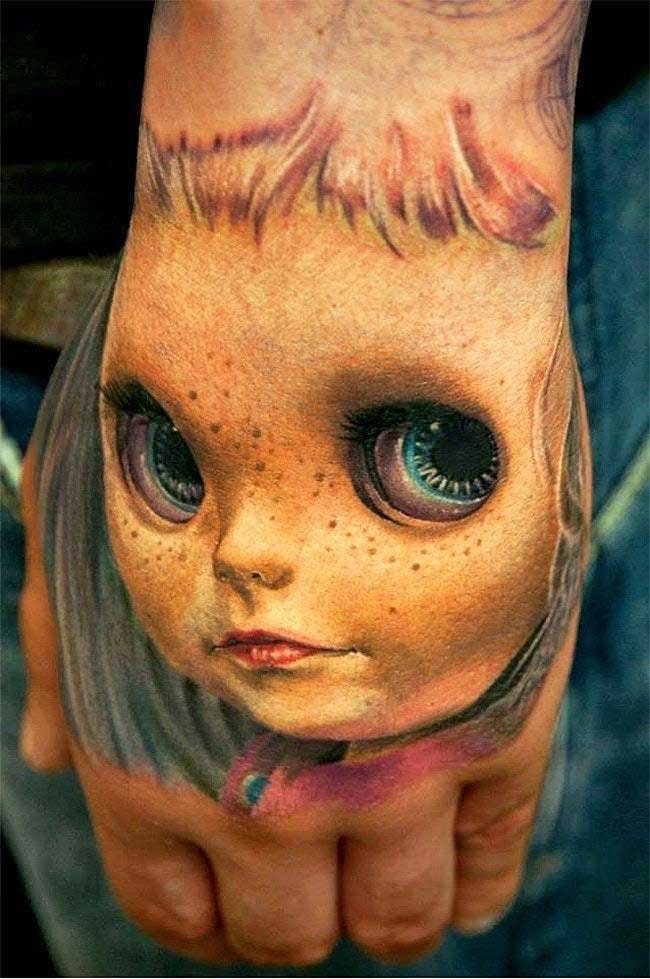 Удивительные 3D татуировки