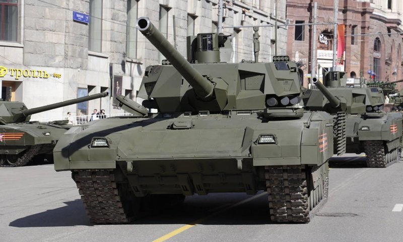 Многоуровневая защита танка Армата