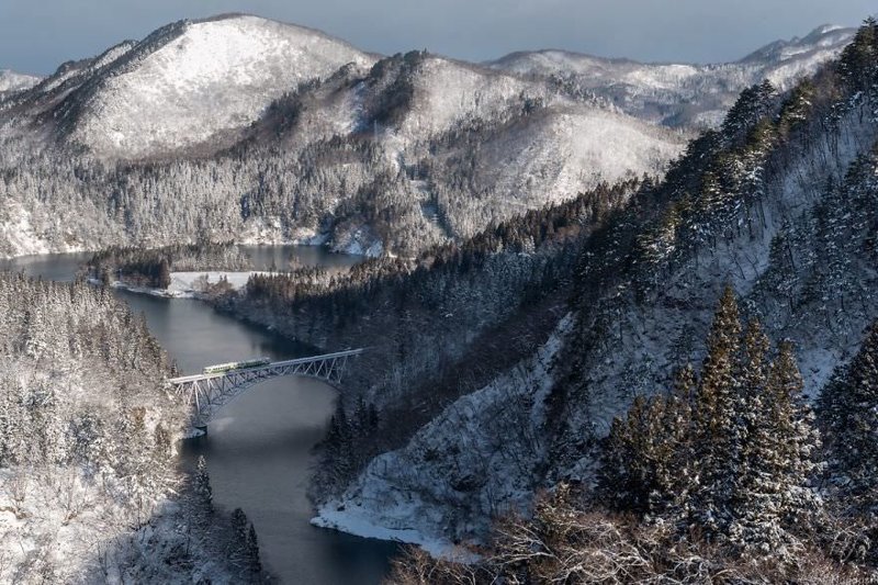 Сказочно красивая зима в Японии