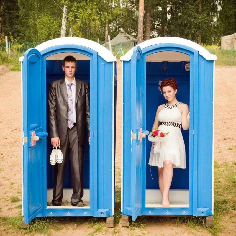 Дичайший треш во мгле кутежа: «самые лучшие» свадебные фото из России