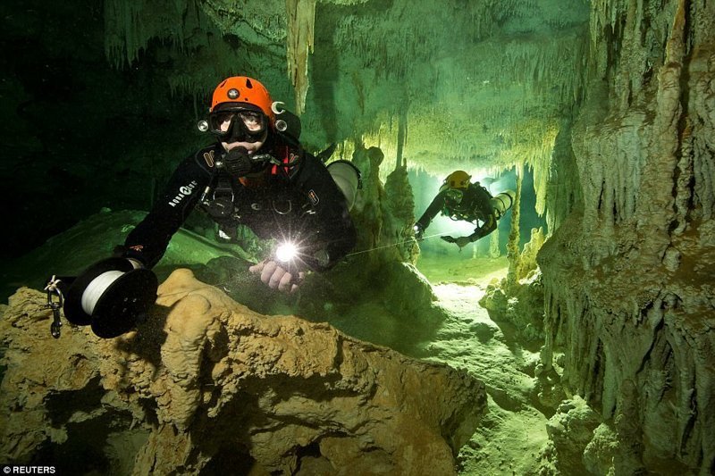 В Мексике нашли самую большую подводную пещеру в мире