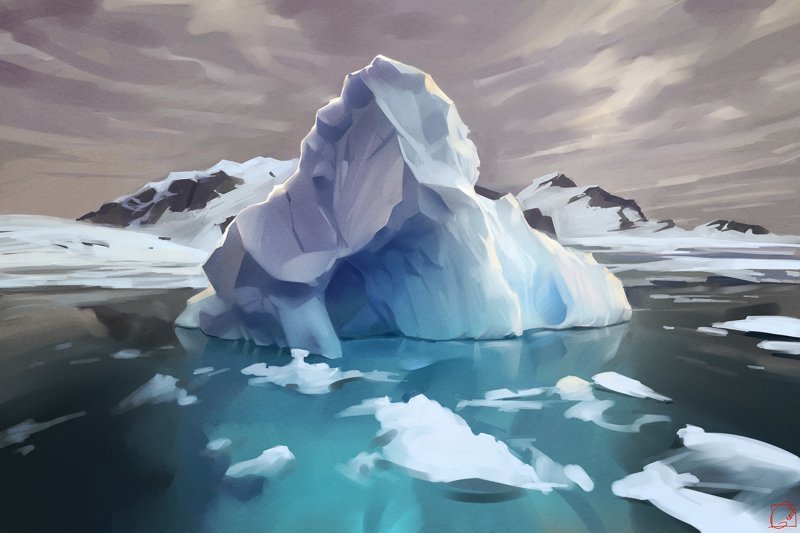 Ice iceberg