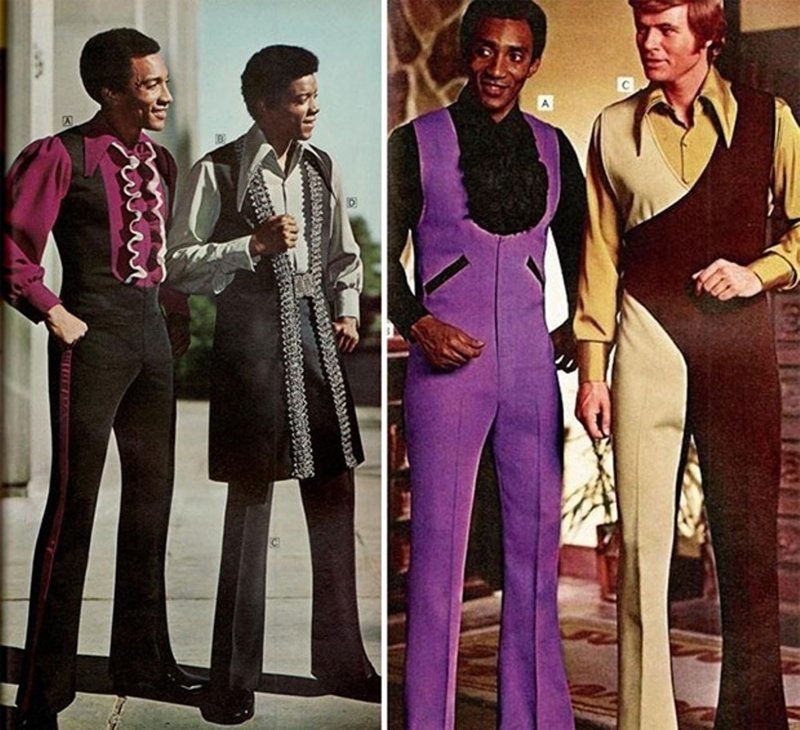 1970-е годы: Комбинезоны для мужчин