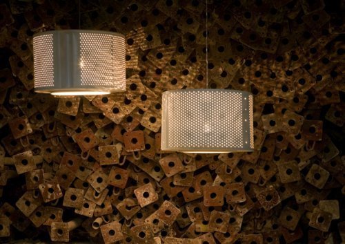 Это потолочные светильники из барабанов от стиральной машины с минимальной их переделкой